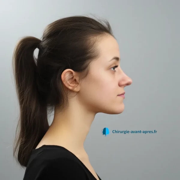 Rhinoplastie du nez retroussé – Image 4